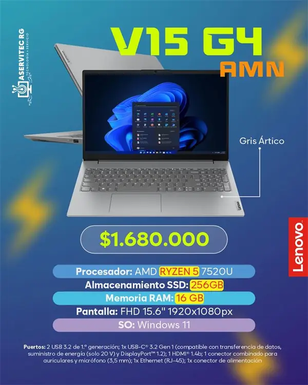 Laptop Lenovo V15 G4